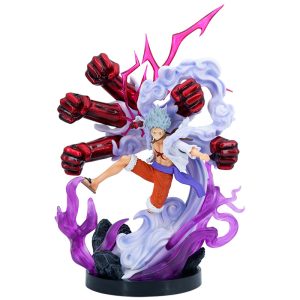 Figuras One Piece Luffy Sun God Nika Gear 5