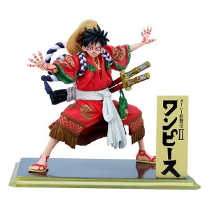 Figuras One Piece Luffy Kabuki Samurai