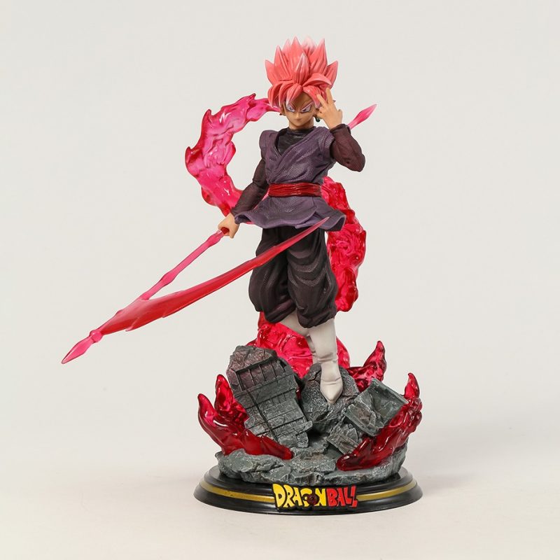 Figuras Dragon Ball Goku Black Zamasu Rose Super Saiyan - Imagen 2