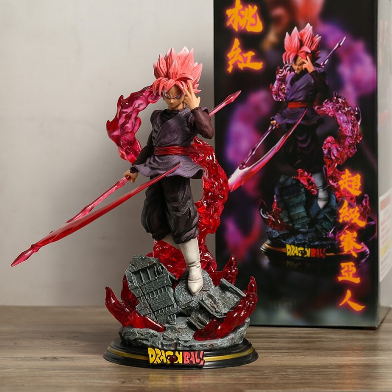 Figuras Dragon Ball Goku Black Zamasu Rose Super Saiyan