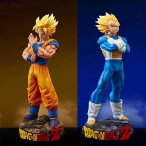 Figuras SSJ Vegeta y Son Goku Dragon Ball