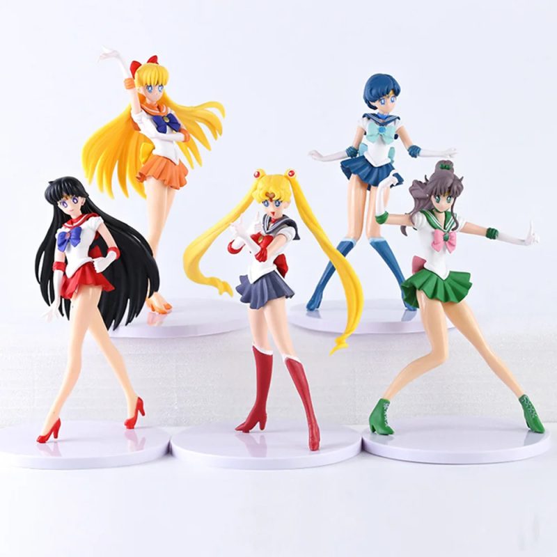 Figuras Manga Sailor Moon 5 en 1