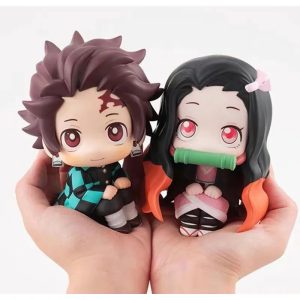 Figuras Nezuko y Tanjirou Demon Slayer