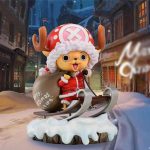 Figura One Piece – Tony Tony Chopper Santa (16 cm, PVC de alta calidad)