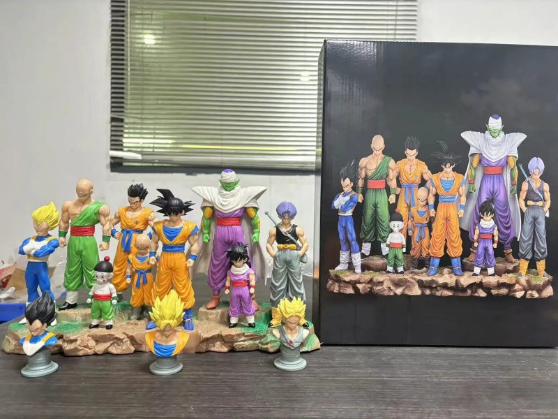 Set Figuras Dragon Ball Heroes – Goku, Vegeta, Gohan, Trunks, Piccolo 28 cm PVC - Imagen 13