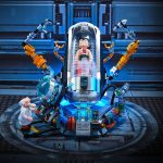 Figura Astro Boy Tron Model & Dr. Ochanomizu (30 cm, PVC de alta calidad)