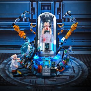 Figura Astro Boy Tron Model & Dr. Ochanomizu (30 cm, PVC de alta calidad)