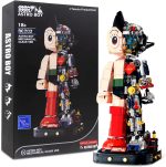 Figura de bloques de construcción Astro Boy & Dr. Ochanomizu (35 cm, PVC de alta calidad)