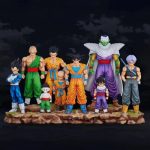 Set Figuras Dragon Ball Heroes – Goku, Vegeta, Gohan, Trunks, Piccolo 28 cm PVC