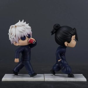 Figura Jujutsu Kaisen Geto Suguru y Satoru Gojo – Figuras Anime de Colección 10 cm PVC