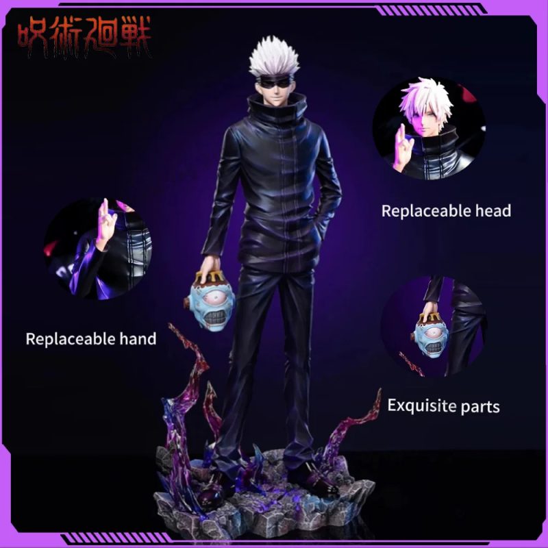 Figura Jujutsu Kaisen Satoru Gojo vs Jogo – Figura Manga de Colección 33 cm PVC - Imagen 4