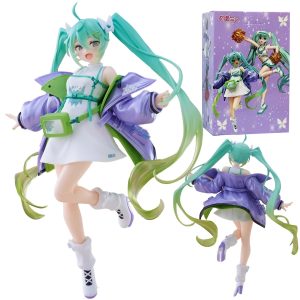 Figura Hatsune Miku – Pom Pom Girl (19 cm, PVC de alta calidad)