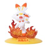 Figura Pokémon – Scorbunny (8-10 cm, PVC de alta calidad)