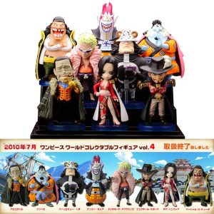 Set Figuras One Piece Shichibukai 7 en 1 – Figuras Manga de Colección 10 cm PVC