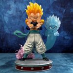 Figura Dragon Ball Z – Gotenks Super Saiyan 3 (25 cm, PVC de alta calidad)