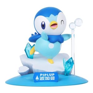 Figura Pokémon Piplup – Figurita de Colección Anime 10 cm PVC