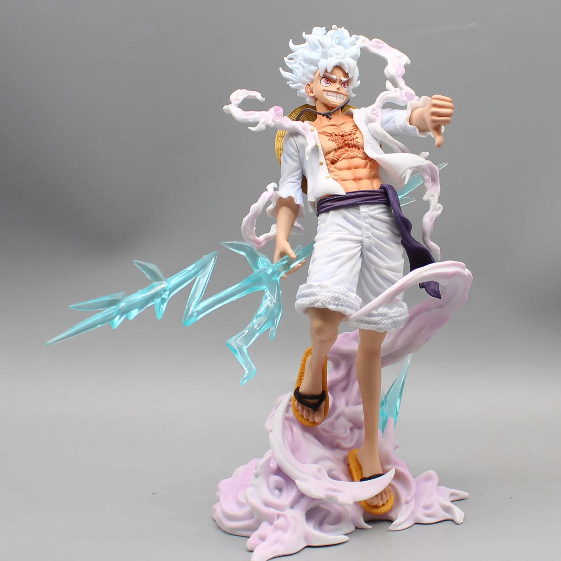 Figura One Piece – Monkey D. Luffy Gear 5 Transformación (16 cm, PVC de alta calidad) - Imagen 2