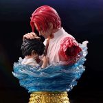 Figura One Piece Luffy y Shanks – Figura Manga de Colección 14 cm PVC