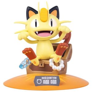 Figura Pokémon Meowth – Figurita de Colección Anime 10 cm PVC