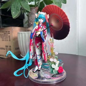 Figura Hatsune Miku – Versión Kimono (19 cm, PVC de alta calidad)