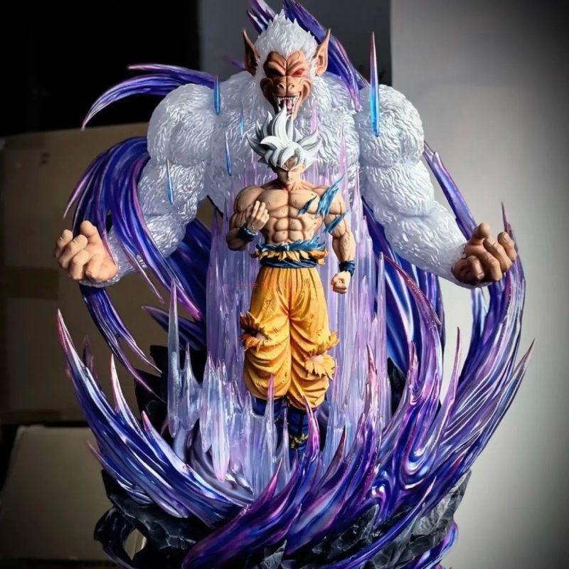 Figura Dragon Ball – Goku & Gran Mono (Great Ape) 31 cm | Modelo Coleccionista Premium - Imagen 2