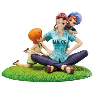 Figura One Piece – Bell Mère & Nami (8,5 cm, PVC de alta calidad)