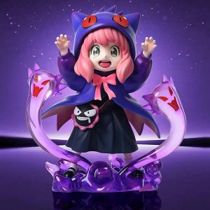 Figura Anya Forger Cosplay Gengar – Spy x Family Figura Anime 16 cm PVC