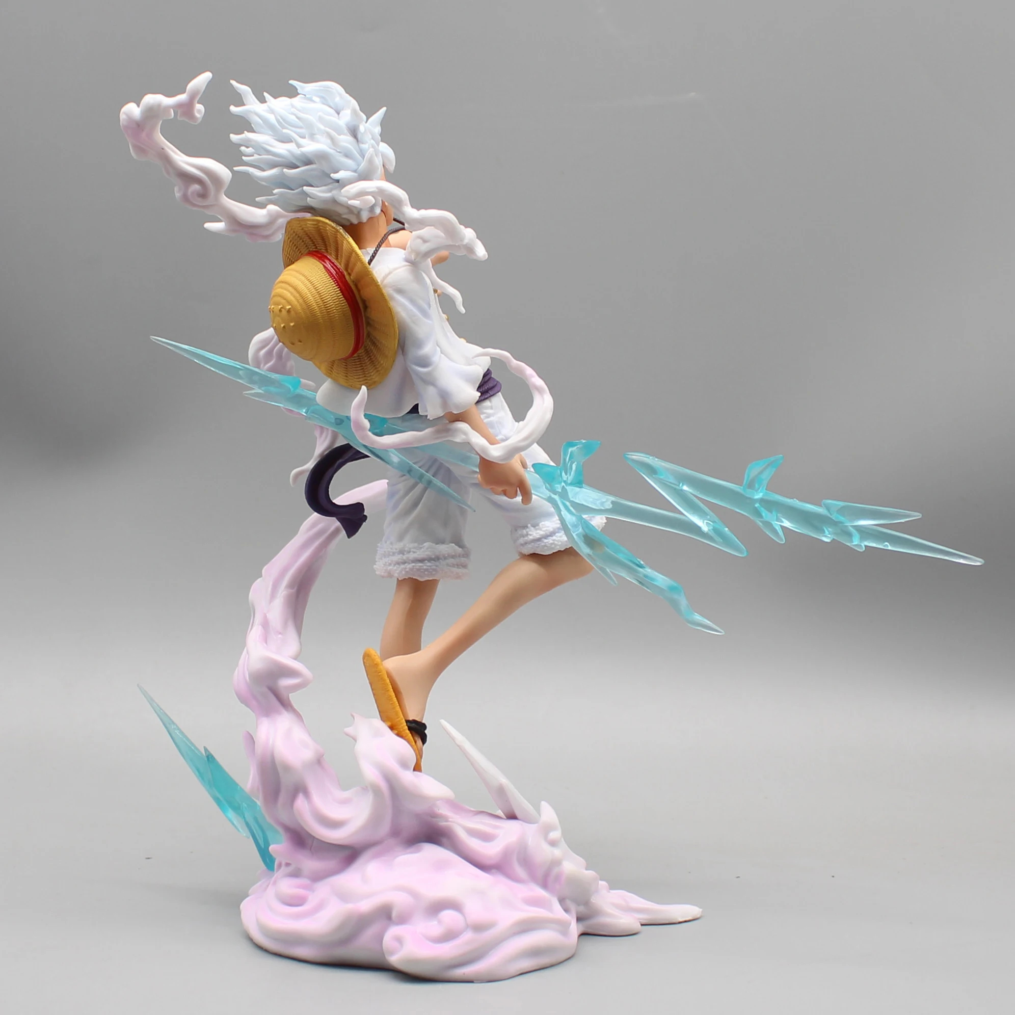 Figura One Piece – Monkey D. Luffy Gear 5 Transformación (16 cm, PVC de alta calidad) - Imagen 3