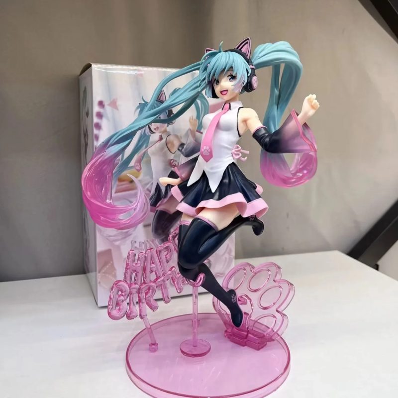Figura Hatsune Miku – Manga Kawaii (23 cm, PVC de alta calidad) - Imagen 6