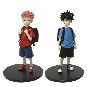 Figuras Chibi de Jujutsu Kaisen - Yuji Itadori y Megumi Fushiguro
