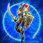 Figura Yu-Gi-Oh! – Black Luster Soldier (33 cm, PVC de alta calidad)