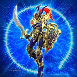 Figura Yu-Gi-Oh! – Black Luster Soldier (33 cm, PVC de alta calidad)
