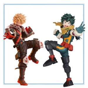 Figurina 2 en 1 My Hero Academia Bakugou & Deku – 21 cm PVC Premium