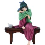 Figura Maomao Sentada 12 cm con Taburete – Figurita Decorativa Anime PVC