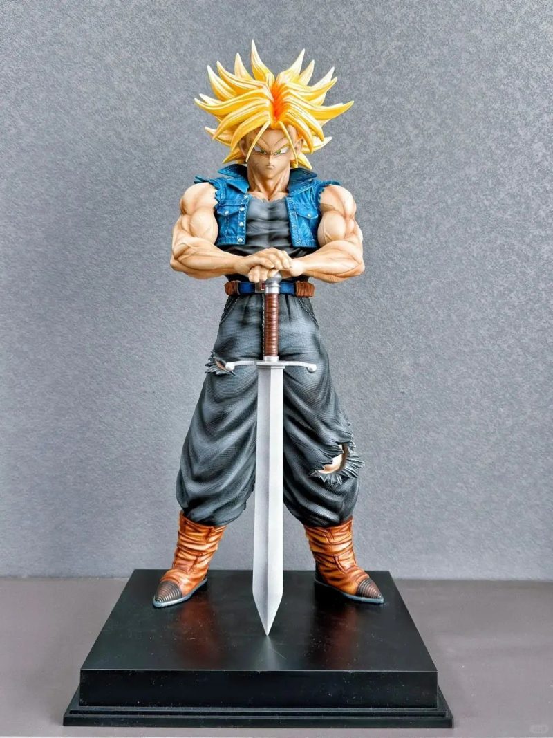 Figura Dragon Ball Z Trunks Super Saiyan 50 cm con Espada – Edición Premium - Imagen 8