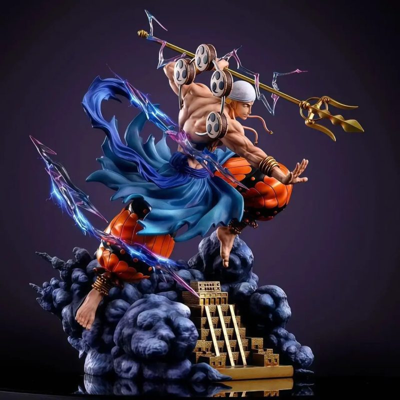 Figura One Piece Enel 28 cm – Dios del Rayo Skypiea – Edición Colección PVC