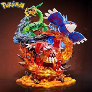 Figura Pokémon Legendarios 35 cm – Groudon, Kyogre y Rayquaza – Edición Colección