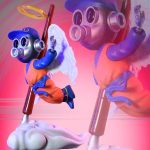 Figura Ángel Enmascarado 16 cm – Estilo Akira Toriyama – Modelo PVC