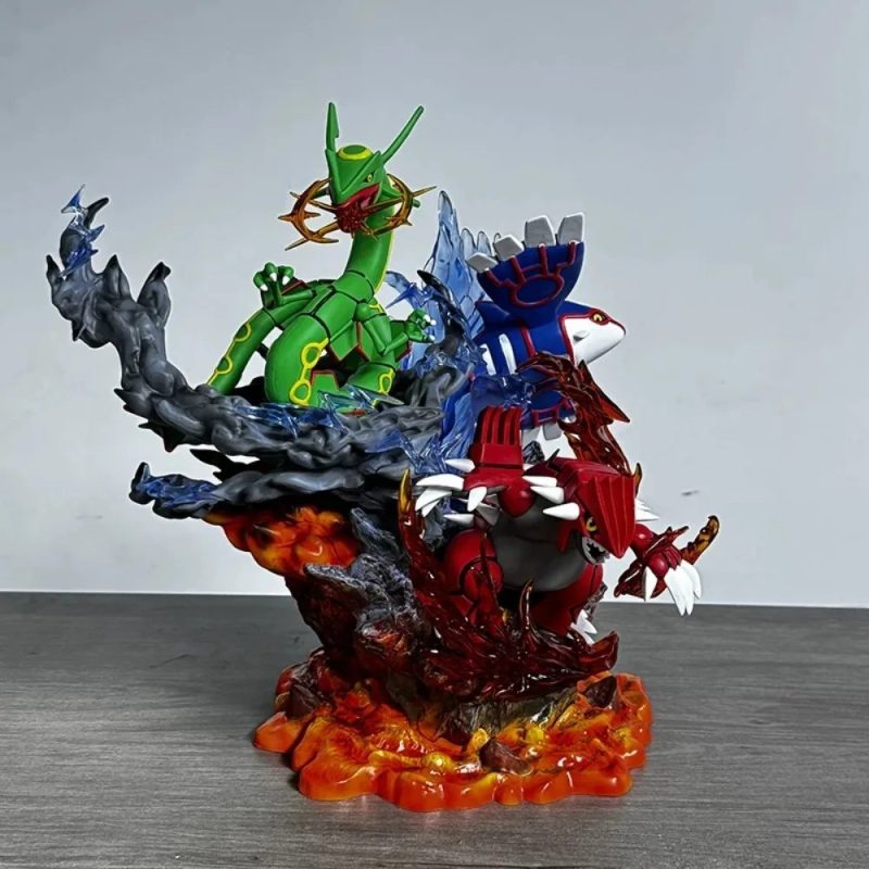 Figura Pokémon Legendarios 35 cm – Groudon, Kyogre y Rayquaza – Edición Colección - Imagen 2