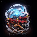 Figura Uzumaki Naruto 30 cm Naruto Shippuden – Edición LED Luminoso