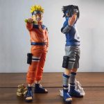 Figura 2 en 1 Naruto Shippuden – Uzumaki Naruto & Uchiha Sasuke – 26 cm PVC
