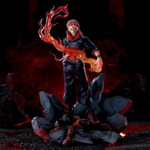 Figura Ryomen Sukuna 18 cm Jujutsu Kaisen – Efectos de Llamas Realistas PVC