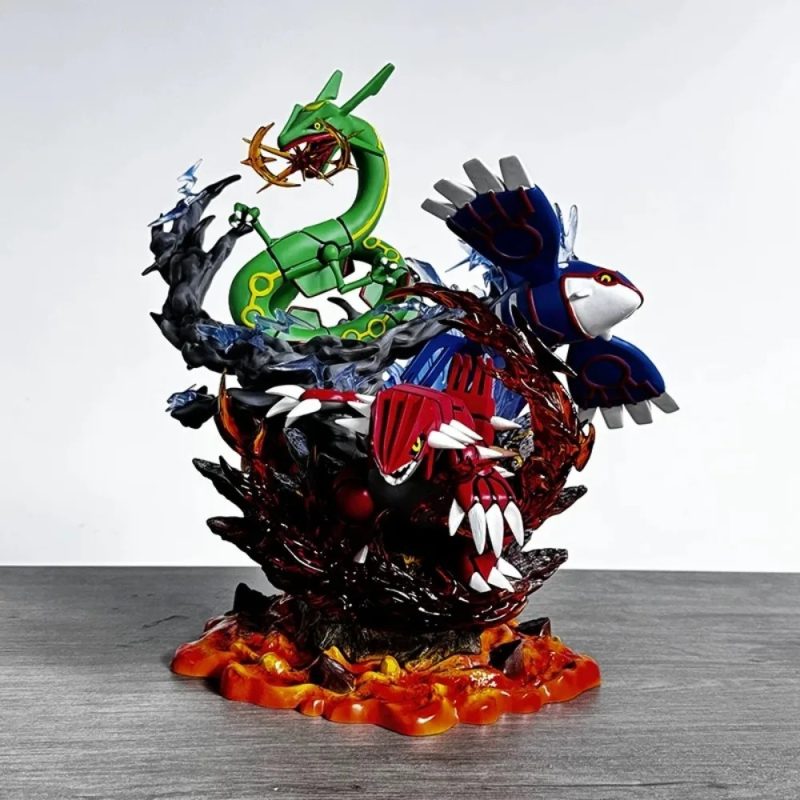 Figura Pokémon Legendarios 35 cm – Groudon, Kyogre y Rayquaza – Edición Colección - Imagen 6