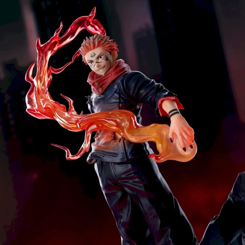 Figura Ryomen Sukuna 18 cm Jujutsu Kaisen – Efectos de Llamas Realistas PVC - Imagen 2