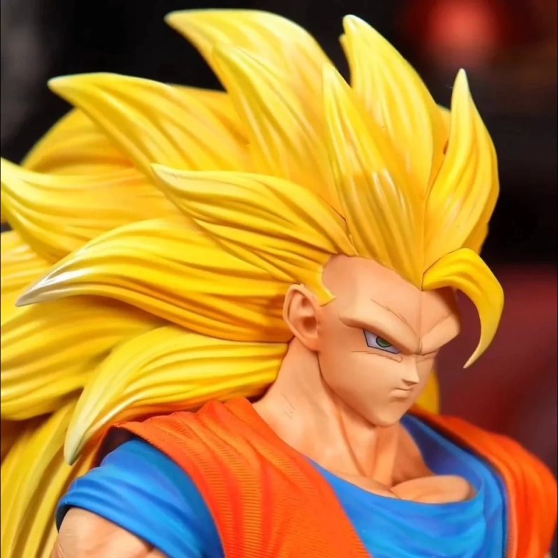Figura Dragon Ball Z Goku Super Saiyan 3 – 34 cm – Edición Colección PVC - Imagen 4