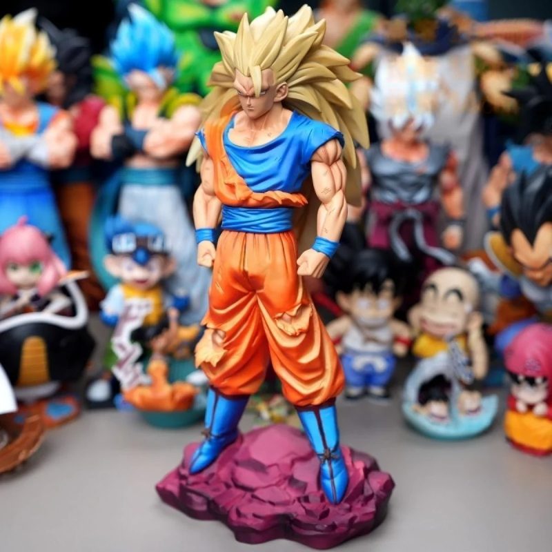 Figura Dragon Ball Z Goku Super Saiyan 3 – 28 cm – Doble Color - Imagen 5