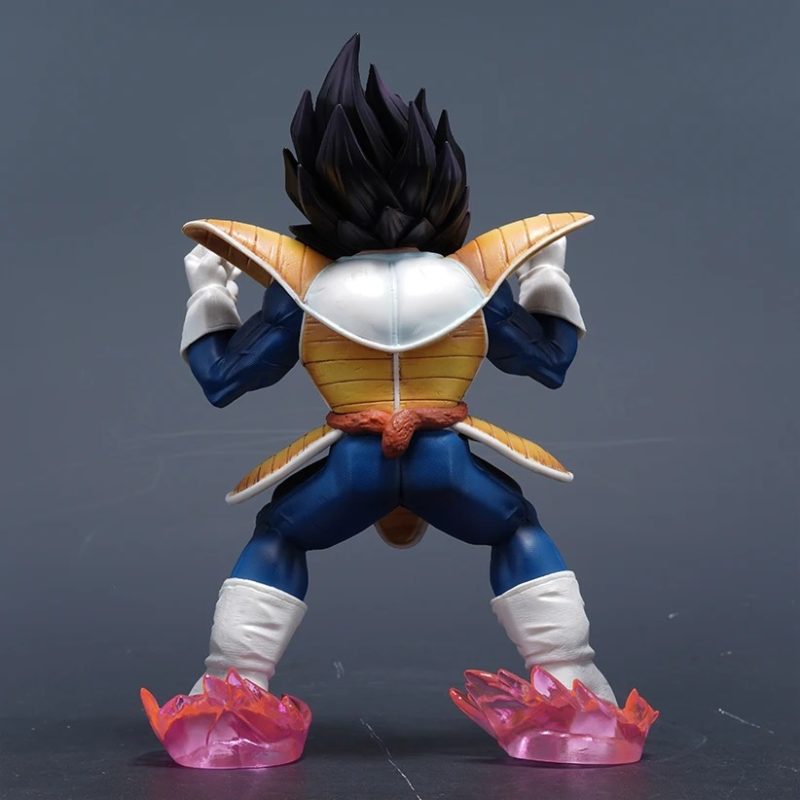 Figura Dragon Ball Z Vegeta 22 cm – Forma Furiosa con Aura de Energía Violeta PVC - Imagen 4