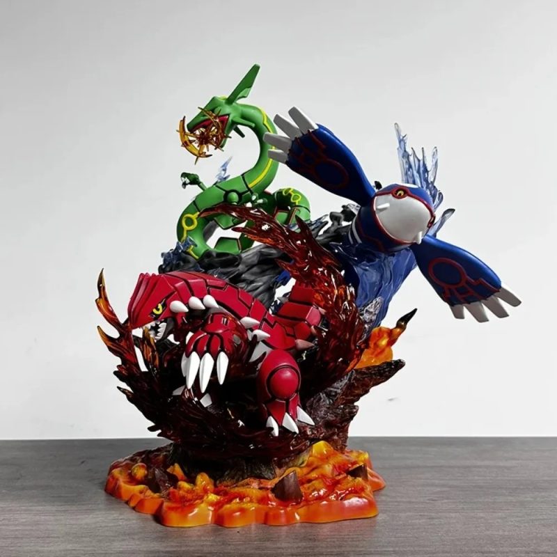 Figura Pokémon Legendarios 35 cm – Groudon, Kyogre y Rayquaza – Edición Colección - Imagen 5