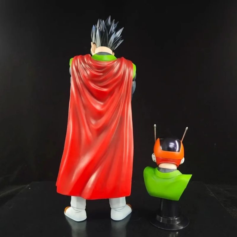 Figura Dragon Ball Z – Son Gohan Great Saiyaman 32 cm con Cabezas Intercambiables - Imagen 5