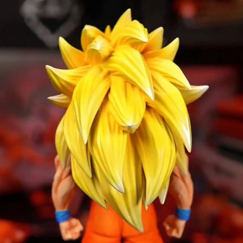 Figura Dragon Ball Z Goku Super Saiyan 3 – 34 cm – Edición Colección PVC - Imagen 8